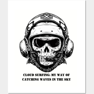 Cloud Surfing Posters and Art